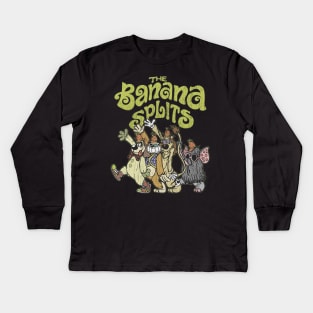 banana splits vintage Kids Long Sleeve T-Shirt